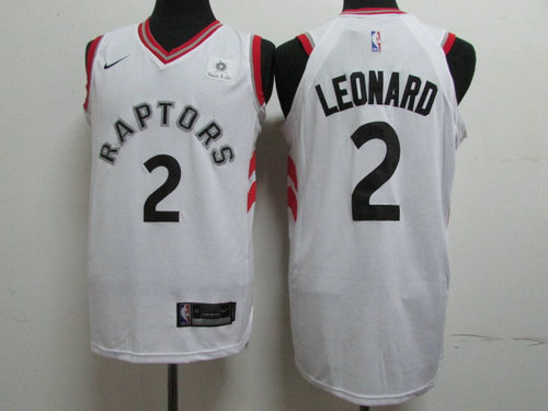 Toronto Raptors 2 Kawhi Leonard White Authentic Association Edition Jersey - Zenithce