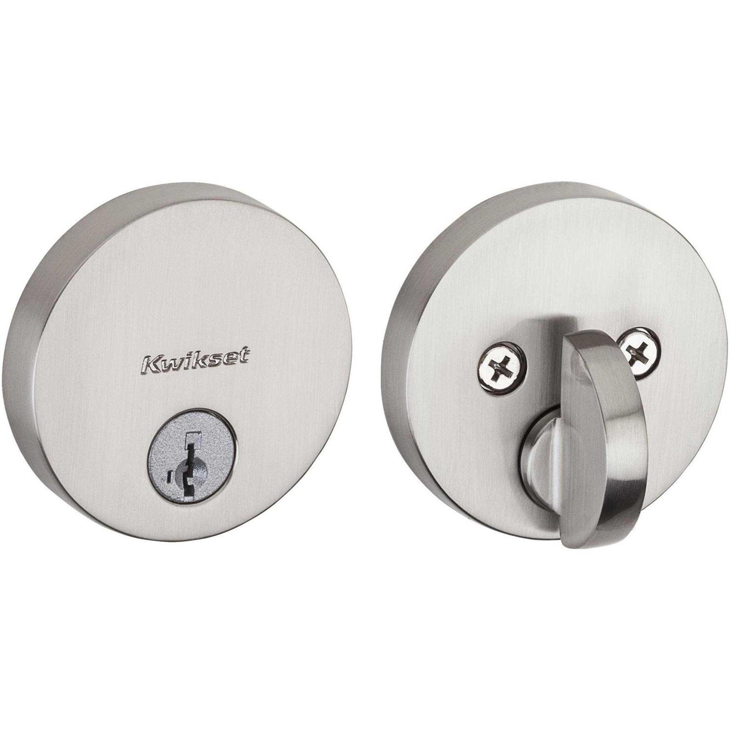 Kwikset Uptown Low Profile Single Cylinder Deadbolt - Zenithce