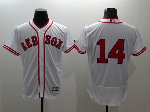 Red Sox #14 Jim Rice White Flexbase Authentic Collection Cooperstown Stitched Jersey - Zenithce