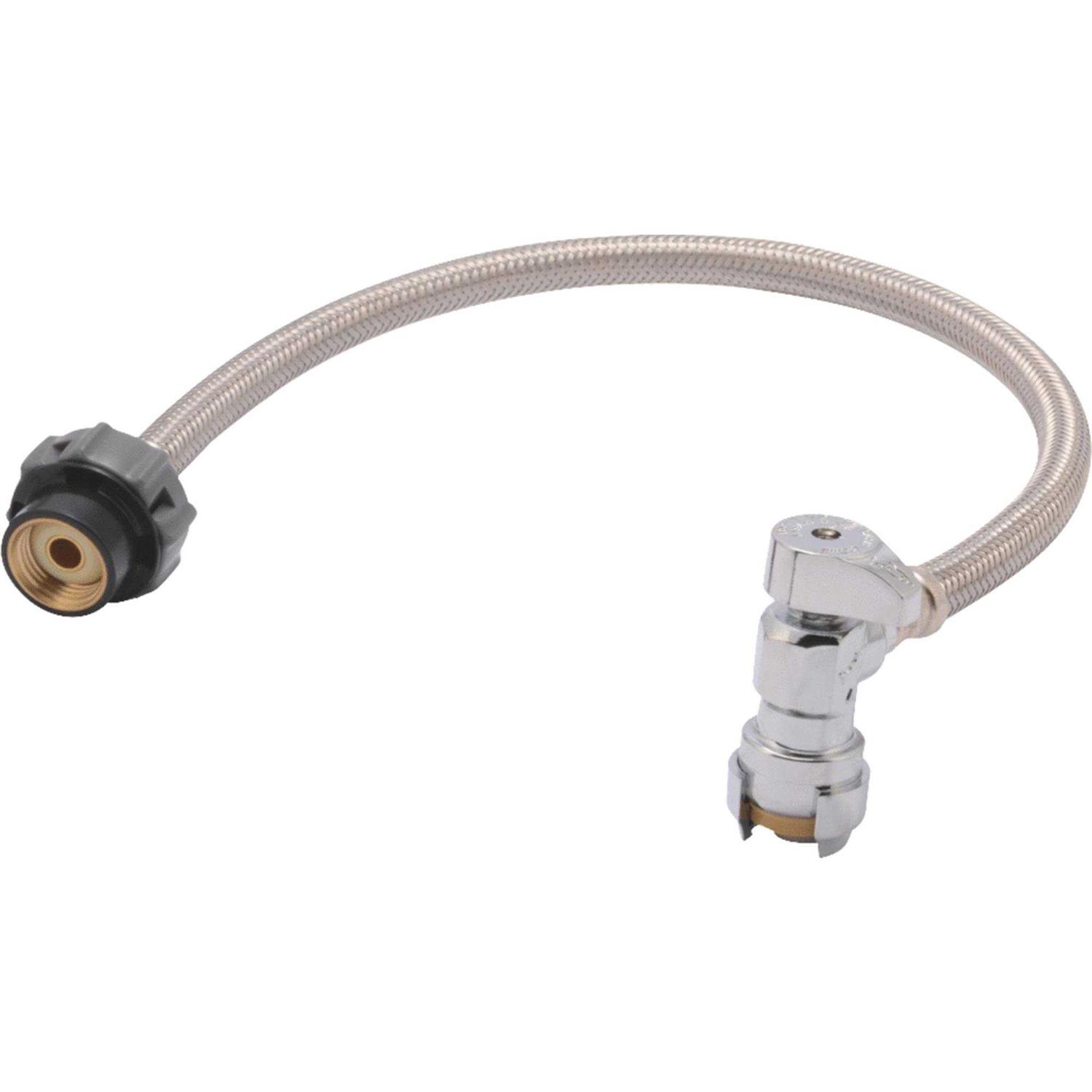 SharkBite 24657A Faucet Connector Hose 1/2 Inch x 1/2 Inch x 20 Inch - Zenithce