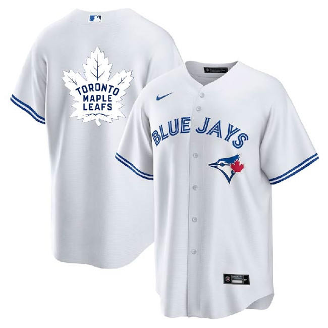 Toronto Blue Jays Leafs White Cool Base Stitched Jersey - Zenithce