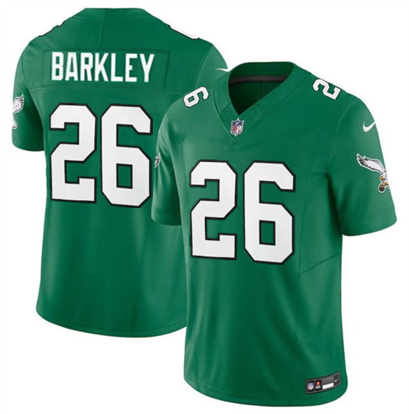 Philadelphia Eagles #26 Saquon Barkley Green 2023 F.U.S.E. Vapor Untouchable Limited Throwback Stitched Jersey - Zenithce