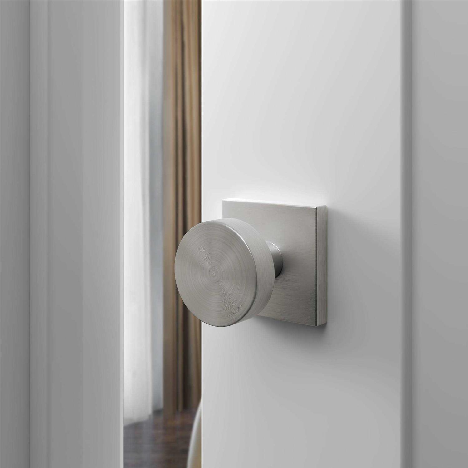 Villar Home Designs BP003NB Door Lever for Right and Left Handed Doors with Lockset Finish - Zenithce