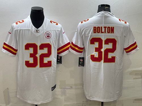 Kansas City Chiefs #32 Nick Bolton White Vapor Untouchable Limited Stitched Football Jersey - Zenithce