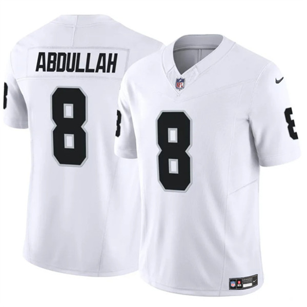 Las Vegas Raiders #8 Ameer Abdullah White F.U.S.E. Vapor Stitched Jersey - Zenithce