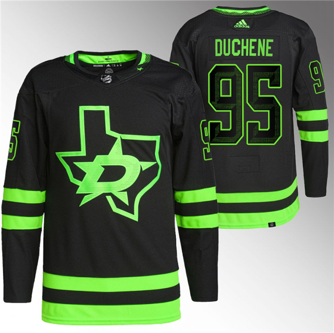 Dallas Stars #95 Matt Duchene Black Stitched Jersey - Zenithce