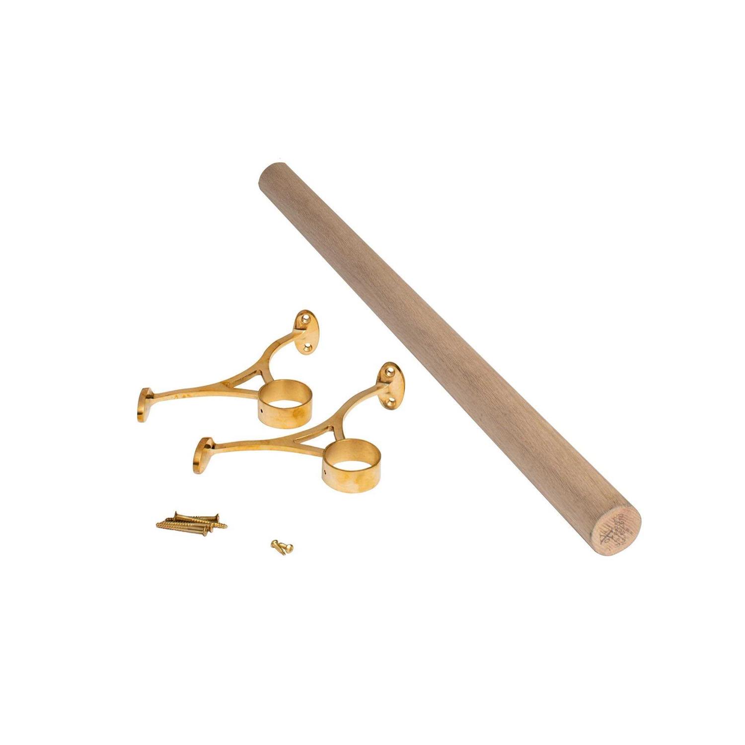 Outwater Bar Foot Rail Kit – Complete Undercounter Mount Hardware and Tubing - Zenithce