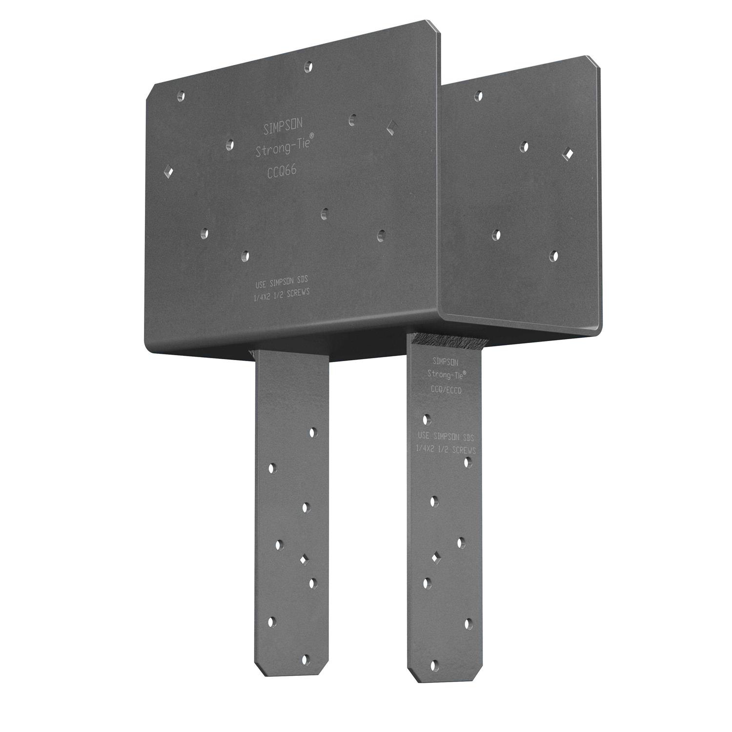 Simpson Strong-Tie CBSQ66-SDS2 Standoff Column Base - Zenithce