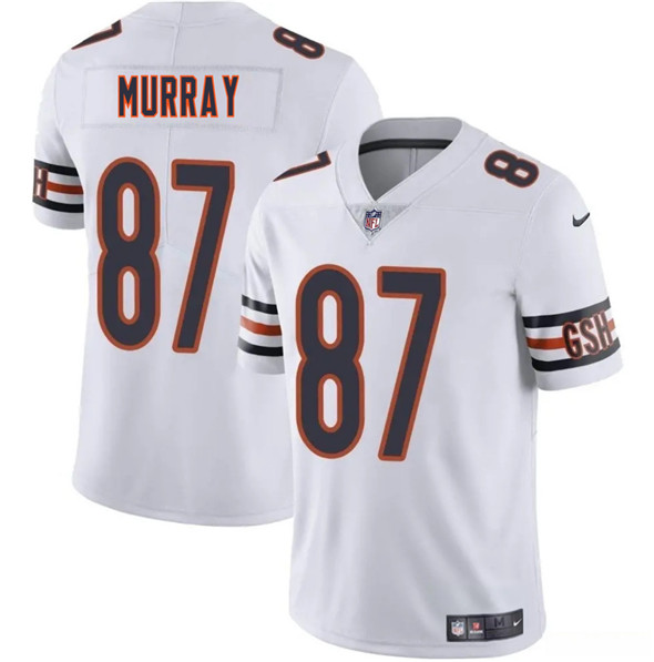Chicago Bears #87 Jordan Murray White 2025 Vapor Stitched Jersey - Zenithce