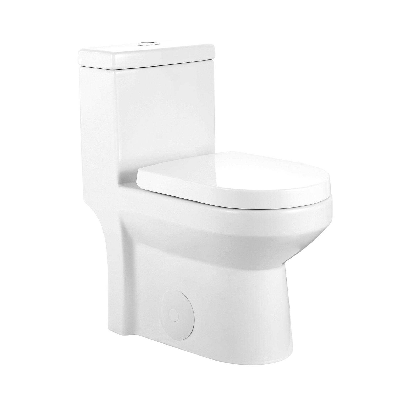 DeerValley DV-1F52807 Symmetry 1.28 GPF Elongated One-Piece Toilet - Zenithce