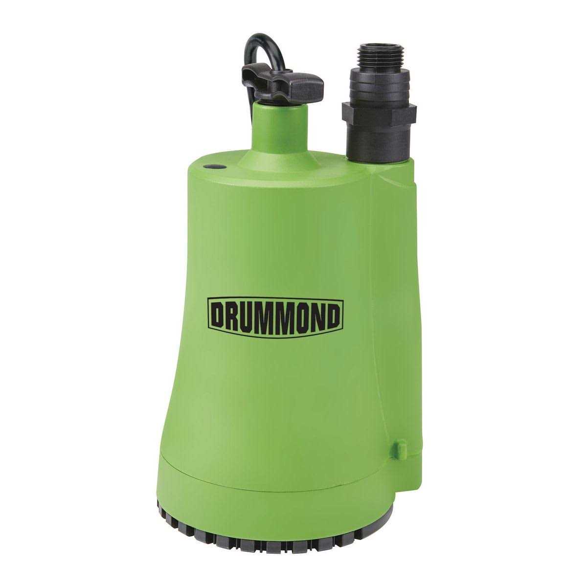 Drummond 1/4 HP Submersible Sump Pump 3000 GPH - Zenithce