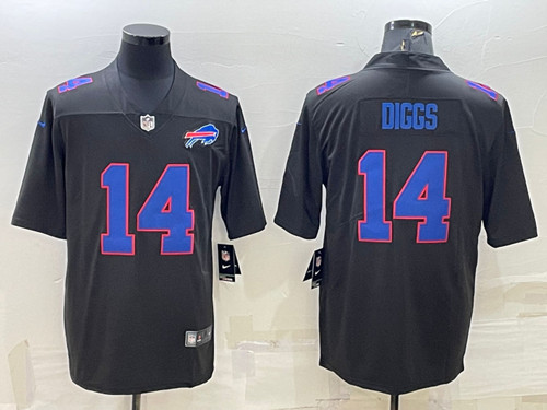 Buffalo Bills #14 Stefon Diggs Black Vapor Untouchable Limited Stitched Jersey - Zenithce