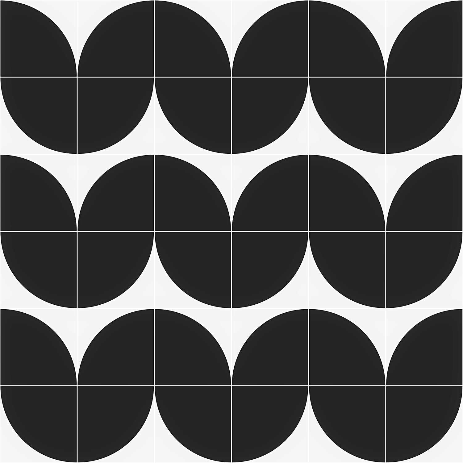Ivy Hill Tile Tori Crescent 8 in. x 8 in. Matte Porcelain Floor and Wall Tile - Zenithce