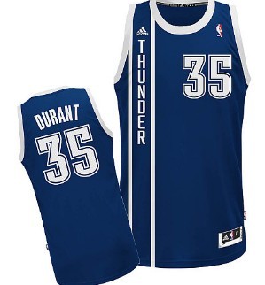 Oklahoma City Thunder #35 Kevin Durant 2013 Navy Blue Swingman Jersey - Zenithce