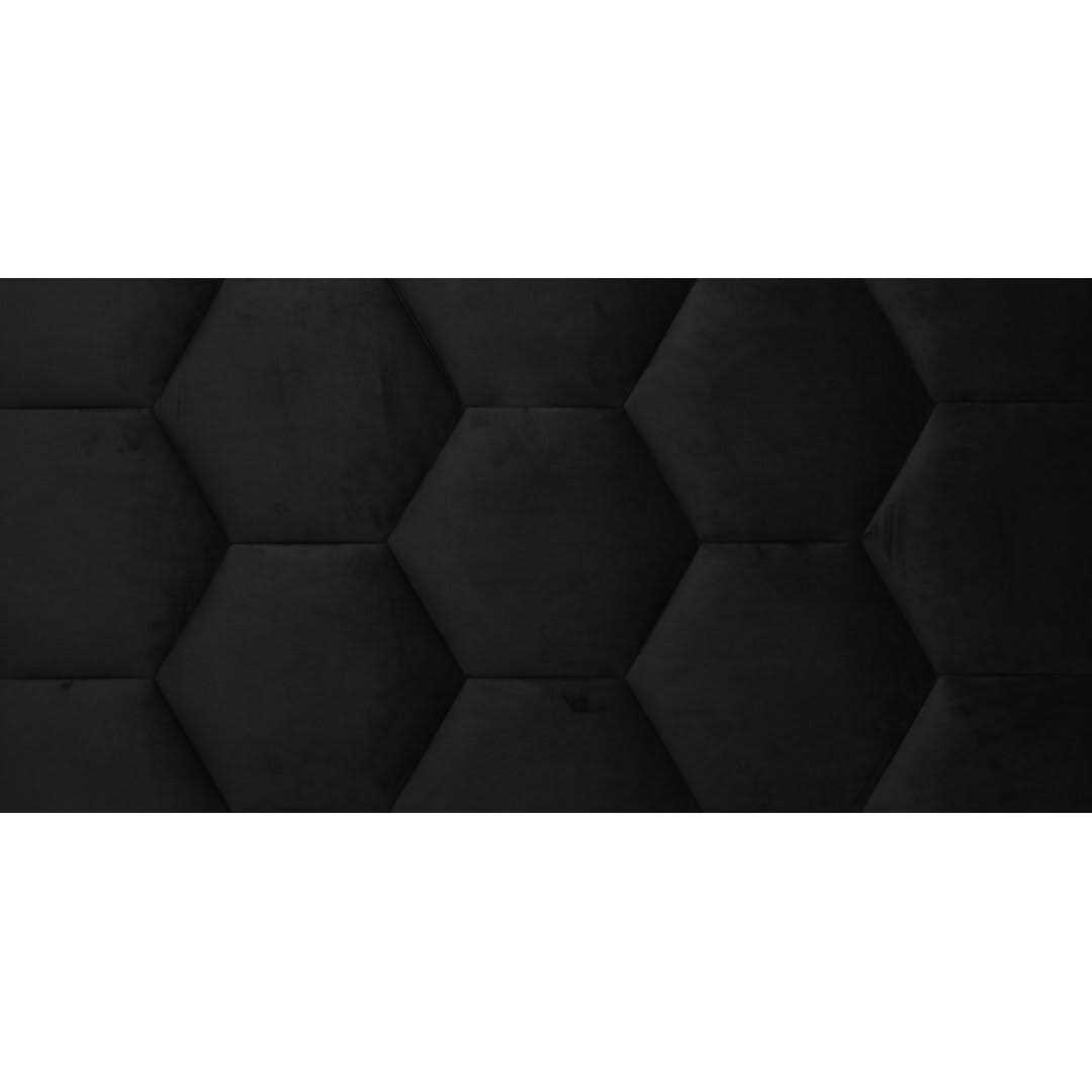 WALL!SUPPLY Luxury Velvet Textile Hexagon - Zenithce