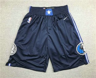 Dallas Mavericks NEW Navy Blue 2020 Swingman Stitched Shorts - Zenithce