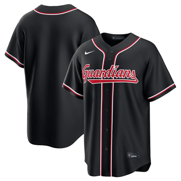 Cleveland Guardians Blank 2026 Black Out Stitched Jersey - Zenithce