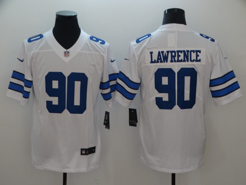 Cowboys #90 Demarcus Lawrencs White Vapor Untouchable Limited Stitched Jersey - Zenithce