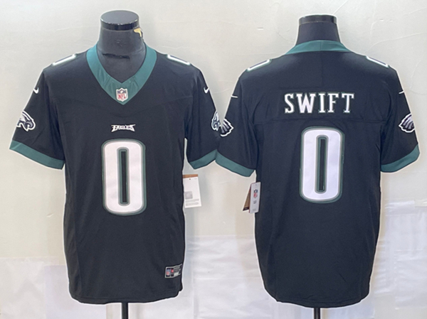 Philadelphia Eagles #0 D'Andre Swift White 2023 F.U.S.E. Vapor Untouchable Limited Stitched Jersey - Zenithce
