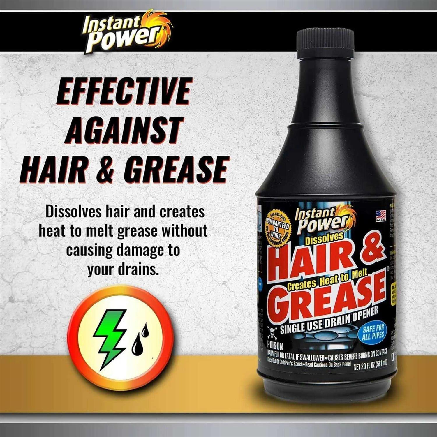 Instant Power Hair & Grease Drain Opener - Zenithce