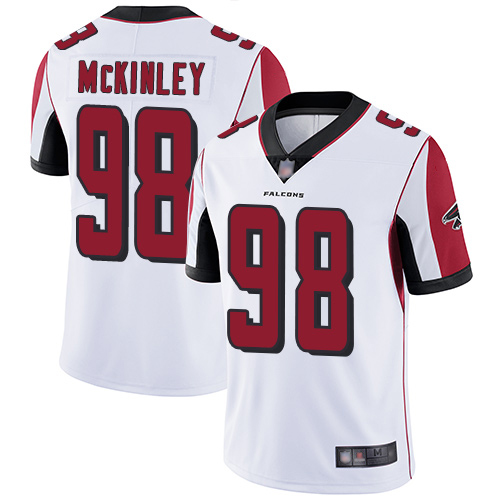 Atlanta Falcons #98 Takkarist McKinley White Vapor Untouchable Limited Stitched Jersey - Zenithce