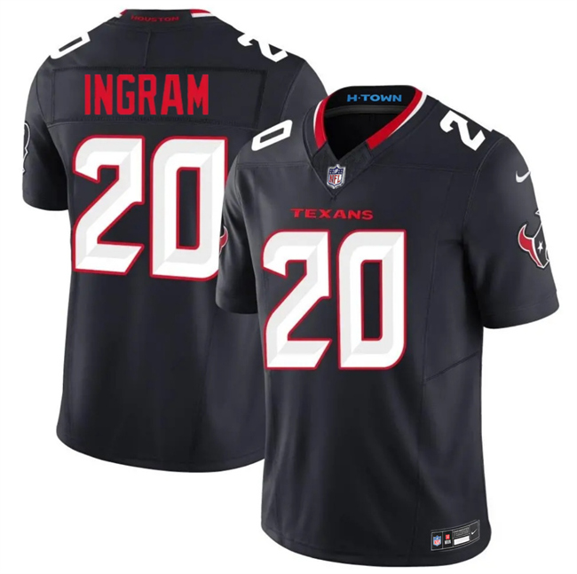 Houston Texans #20 Ja'Marcus Ingram Navy 2026 F.U.S.E. Vapor Limited Stitched Jersey - Zenithce