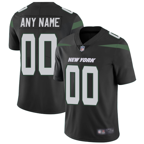 New York Jets ACTIVE PLAYER Custom Black Vapor Untouchable Limited Stitched Jersey - Zenithce