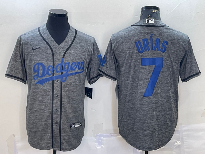 Los Angeles Dodgers #7 Julio Urías Grey Cool Base Stitched Jersey - Zenithce