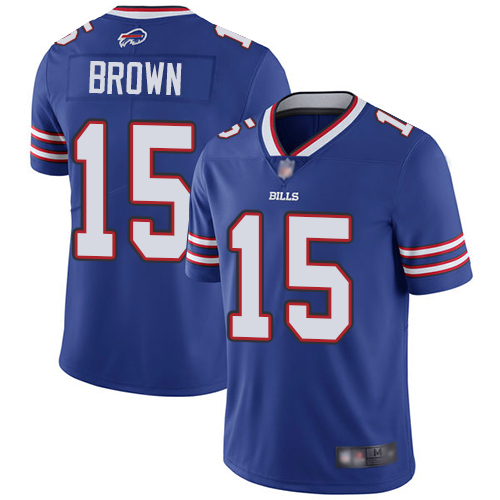 Buffalo Bills #15 John Brown Blue Vapor Untouchable Limited Stitched Jersey - Zenithce