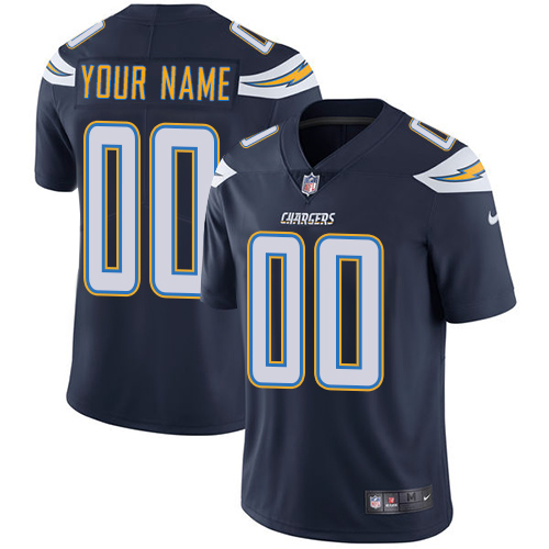 Los Angeles Chargers Customized Navy Blue Team Color Vapor Untouchable Limited Stitched NFL Jersey - Zenithce