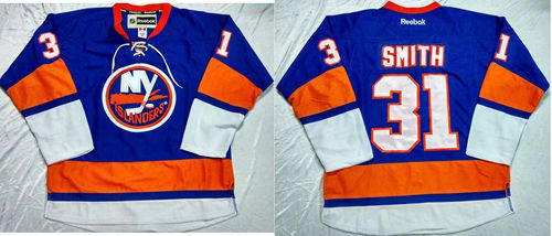Islanders #31 Billy Smith Baby Blue Home Stitched Jersey - Zenithce
