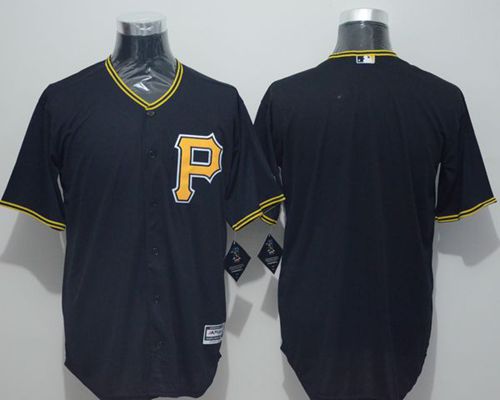 Pirates Blank Black New Cool Base Stitched Jersey - Zenithce