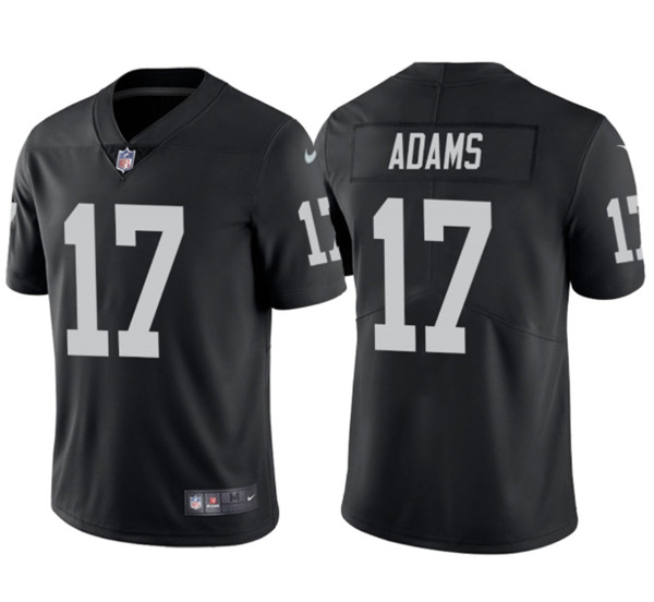 Las Vegas Raiders #17 Davante Adams Black Vapor Limited Stitched Jersey - Zenithce