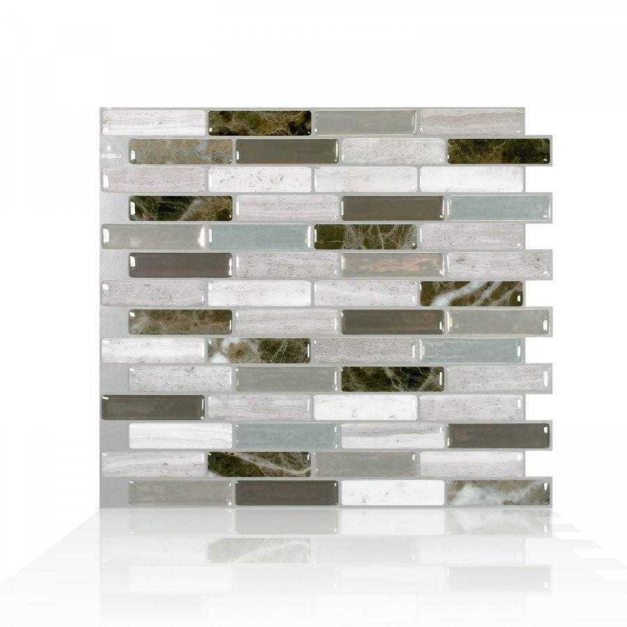 Smart Tiles Peel and Stick Backsplash 10 Sheets of 10.95 x 9.70 - Zenithce