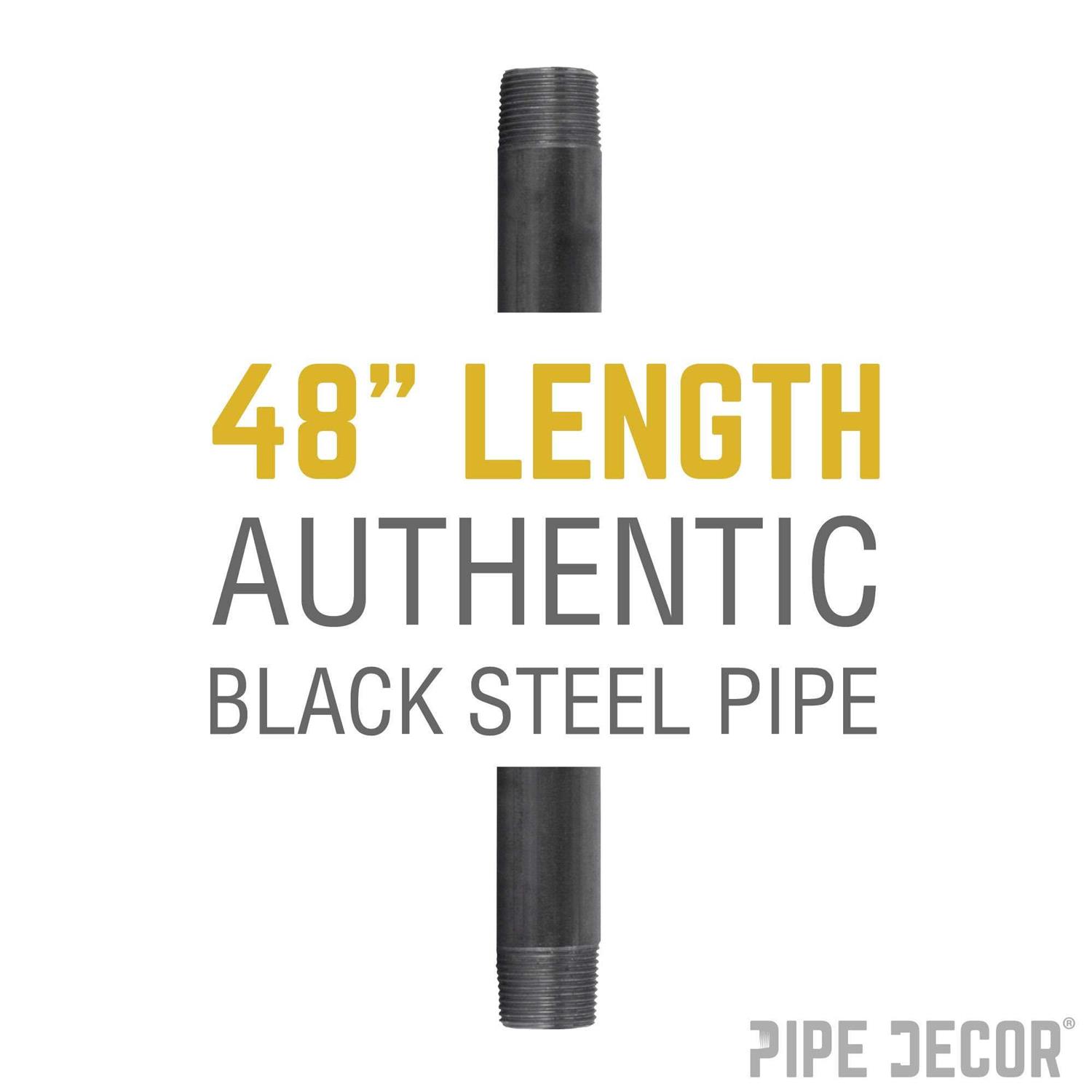 STZ Black Steel Nipple - Zenithce