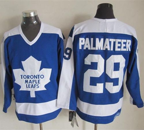 Maple Leafs #29 Mike Palmateer Blue White CCM Throwback Stitched Jersey - Zenithce