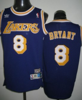 Los Angeles Lakers #8 Kobe Bryant Purple Swingman Throwback Jersey - Zenithce