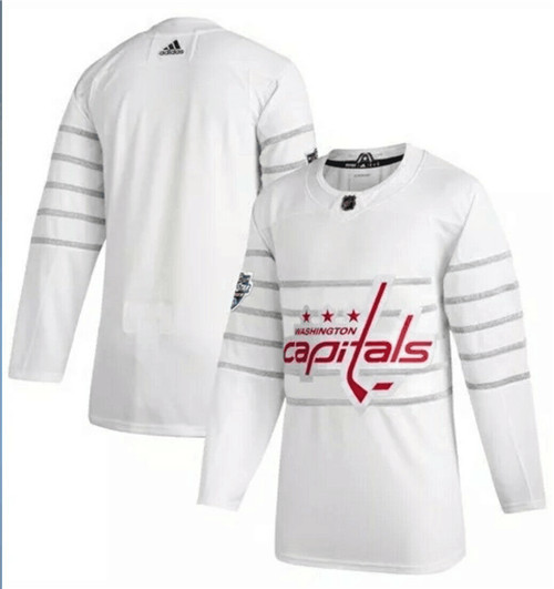 Washington Capitals Blank White All Star Stitched Jersey - Zenithce