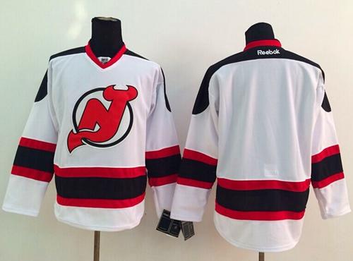 Devils Blank White Stitched Jersey - Zenithce