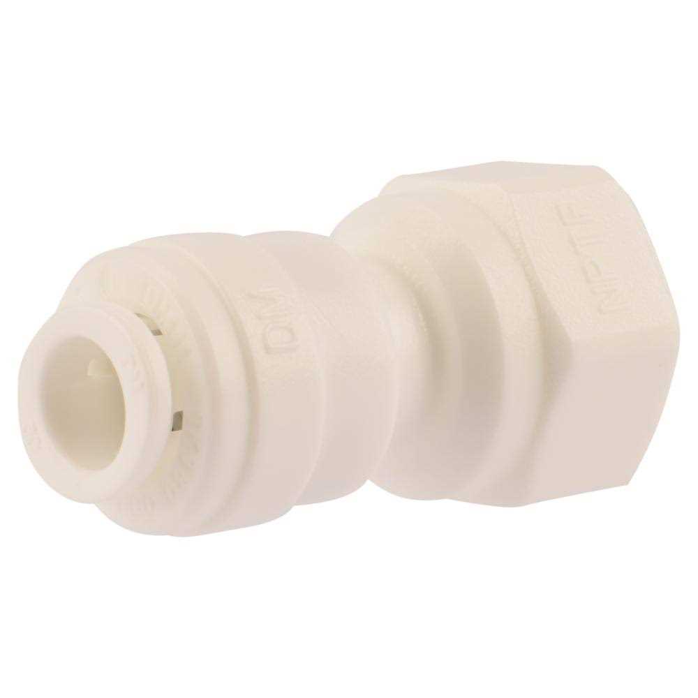 Sharkbite Push to Connect 1/4 in. 1/4 in. Dia. Coupling - Zenithce