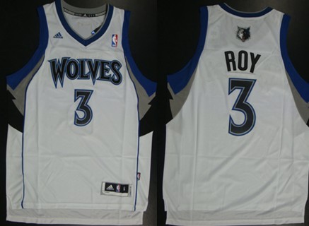 Minnesota Timberwolves #3 Brandon Roy Revolution 30 Swingman White Jersey - Zenithce