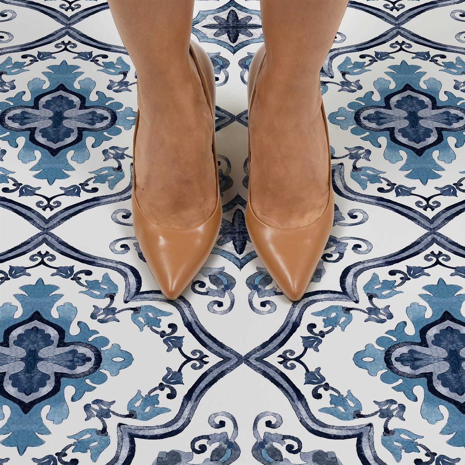FloorPops Luminary Peel & Stick Floor Tiles - Zenithce