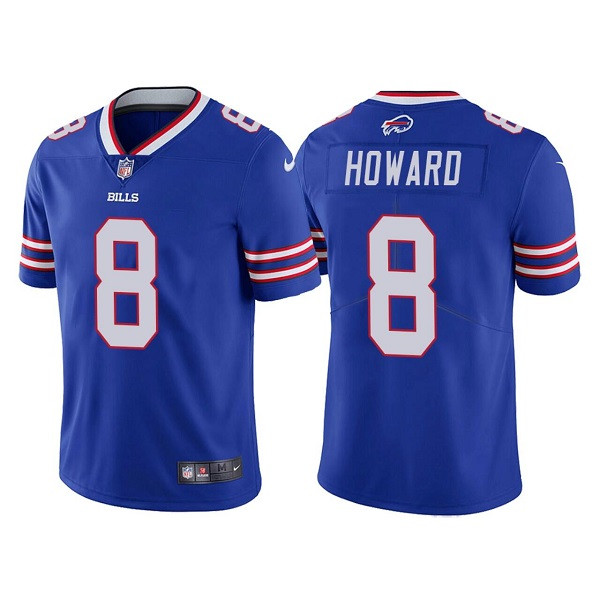 Buffalo Bills #8 O.J. Howard Royal Vapor Untouchable Limited Stitched Jersey - Zenithce