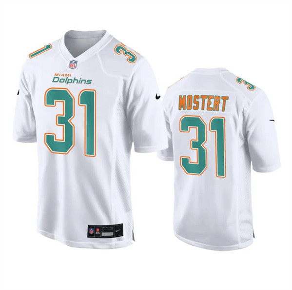 Miami Dolphins #31 Raheem Mostert White Fashion Vapor Untouchable Stitched Jersey - Zenithce
