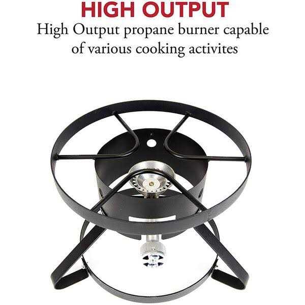 GasOne Propane Burner High Pressure Outdoor Cooker - Zenithce