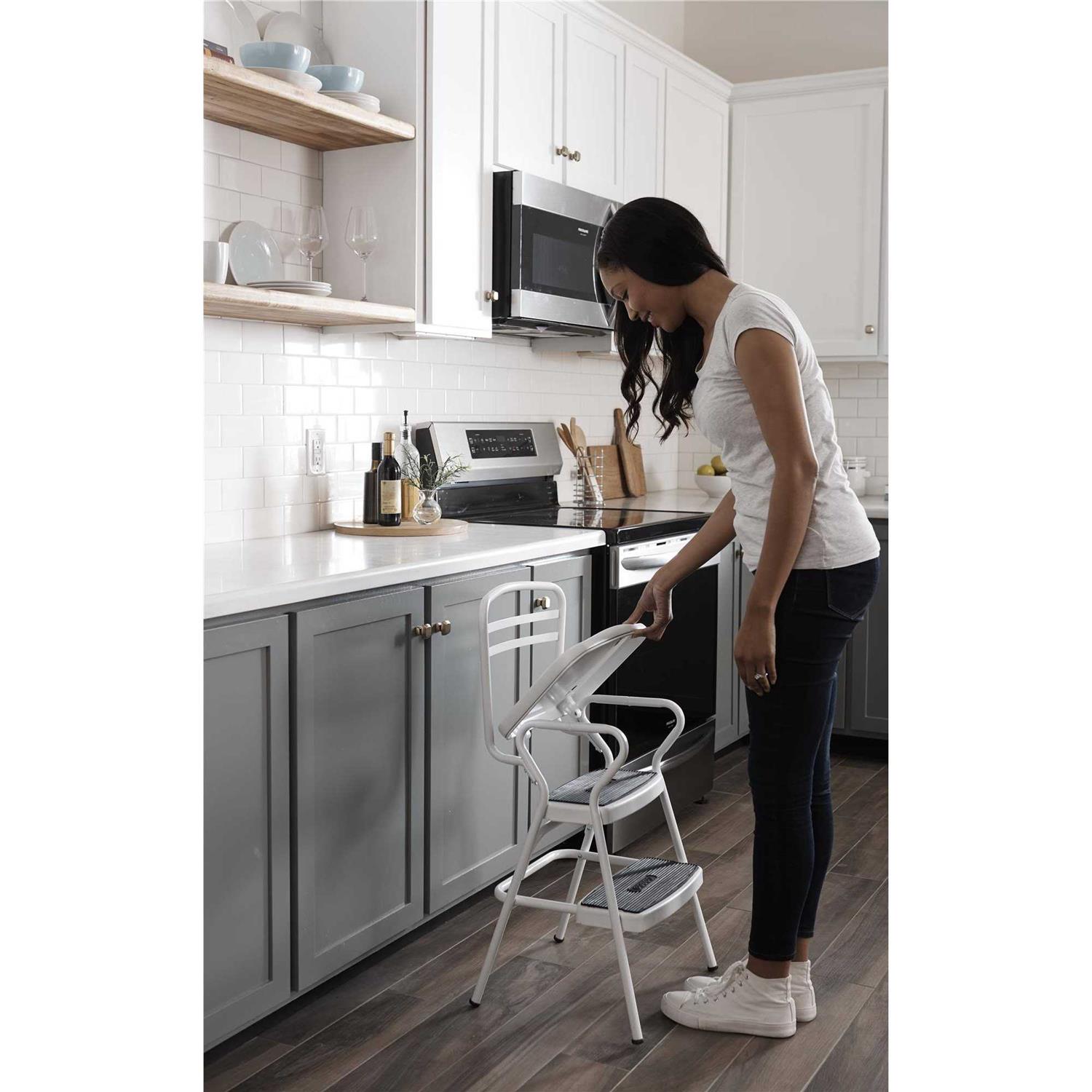 Cosco Retro Counter Chair/Step Stool - Zenithce