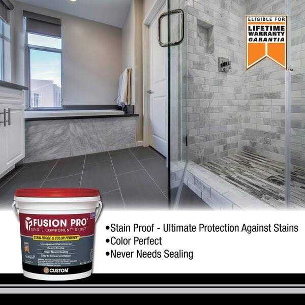 Custom Building Products Fusion Pro 1-gal Single Component Grout - Zenithce
