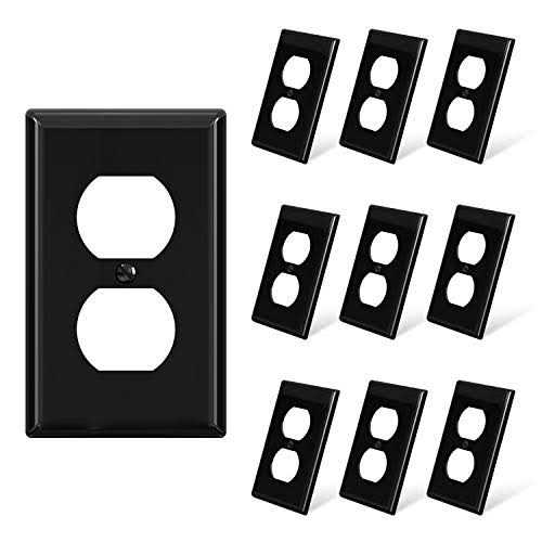 ELEGRP Decorator Wall Receptacle Outlet Tamper Resistant 15 Amp Standard Electrical Wall Outlet - Zenithce