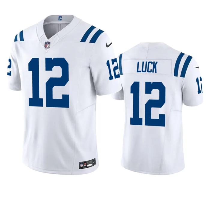 Indianapolis Colts #12 Andrew Luck White 2023 F.U.S.E Vapor Untouchable Stitched Jersey - Zenithce