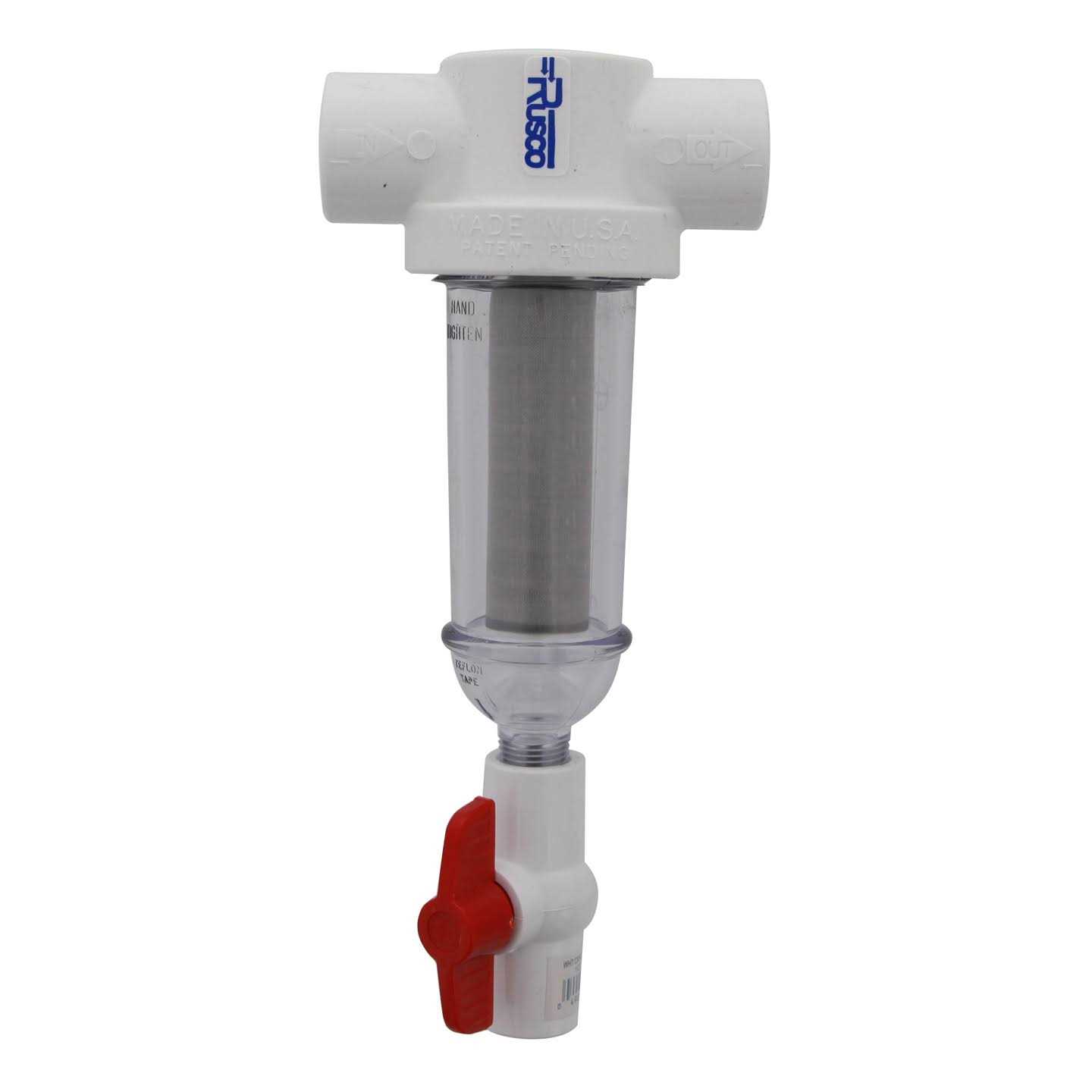 Rusco 1-500ST-F Polyester Screen Sediment Trapper System - Zenithce